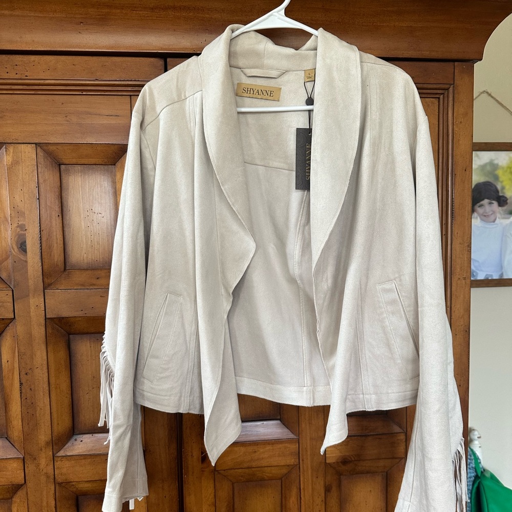 Shyanne Women's Elegant Cream Blazer